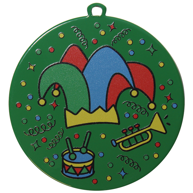 DU7001C.GR Karneval Medaille 70 mm Ø
