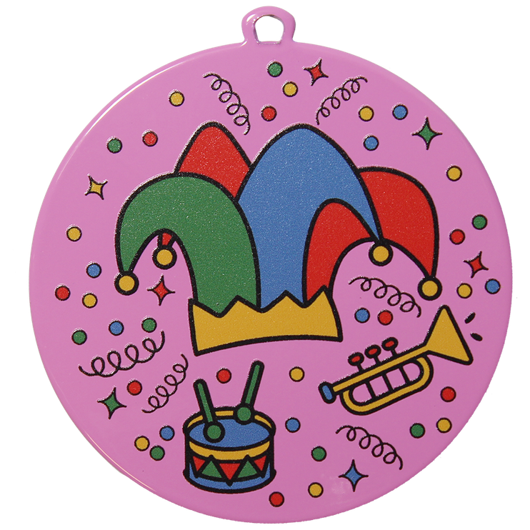 DU7001C.RZ Karneval Medaille 70 mm Ø