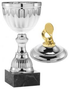 1020.008 Tennis Pokale mit Deckelfigur inkl. Beschriftung | Serie 7 Stck.