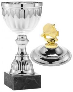 1020.019 Tischtennis Pokale mit Deckelfigur inkl. Beschriftung | Serie 7 Stck.