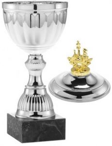1020.031 Schach Pokale mit Deckelfigur inkl. Beschriftung | Serie 7 Stck.