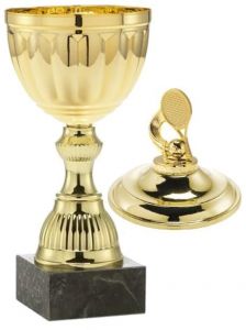 1021.008 Tennis Pokale mit Deckelfigur inkl. Beschriftung | Serie 7 Stck.
