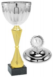 1044 Pokale mit Deckel inkl. Emblem u. Gravur | Serie 8 Stck.
