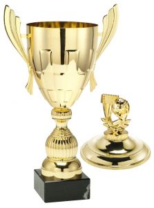 1083.035 Handball Pokale mit Deckelfigur inkl. Beschriftung | Serie 10 Stck.