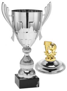 1084.035 Handball Pokale mit Deckelfigur inkl. Beschriftung| Serie 10 Stck.