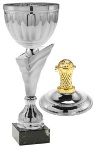 1085.029 Basketball Pokale mit Deckelfigur inkl. Beschriftung | Serie 8 Stck. 