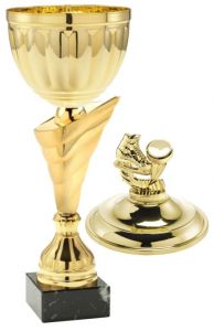 1086.015 Eishockey Pokale mit Deckelfigur inkl. Beschriftung | Serie 8 Stck. 