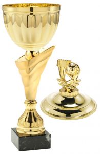 1086.035 Handball Pokale mit Deckelfigur inkl. Beschriftung | Serie 8 Stck. 