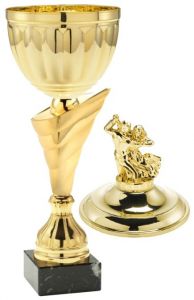 1086.039 Tanzsport Pokale mit Deckelfigur inkl. Beschriftung | Serie 8 Stck. 