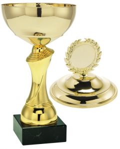 OUT1092.120 Pokale inkl. Emblem u. Beschriftung | 33,5 cm