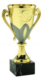 OUT.SET.113 Pokal inkl. Emblem u. Beschriftung | 15,0 cm