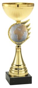 2000FG020 Welt - Globus Pokal inkl. Beschriftung | Serie 5 Stck.