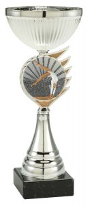 2001FG050 Turnerin Pokal mit Kunstharzmotiv inkl. Gravur | Serie 5 Stck.