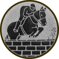 9100.213 Pokal-Emblem Springreiter | 25 mm Ø