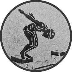 9100.223 Pokal-Emblem Schwimmen - Startspringer | 25 mm Ø