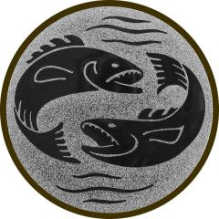 9100.231 Pokal-Emblem Fische | 25 mm Ø