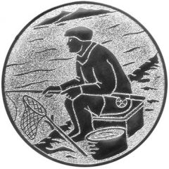 9100.232 Pokal-Emblem Angler | 25 mm Ø