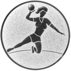9100.237 Pokal-Emblem Handball Damen | 25 mm Ø
