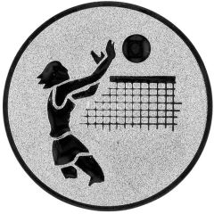 9100.239 Pokal-Emblem Volleyball Damen | 25 mm Ø