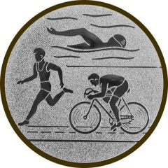9100.248 Pokal-Emblem Triathlon | 25 mm Ø