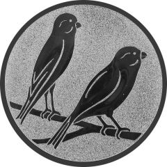 9100.268 Pokal-Emblem Singvögel | 25 mm Ø