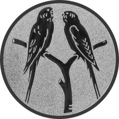 9100.269 Pokal-Emblem Kanarienvögel | 25 mm Ø