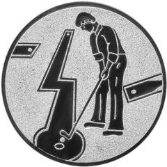 9100.289 Pokal-Emblem Minigolfer | 25 mm Ø