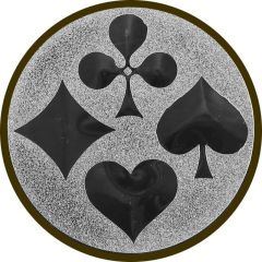 9100.302 Pokal-Emblem Skat | 25 mm Ø