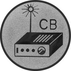 9100.318 Pokal-Emblem CB-Funk | 25 mm Ø