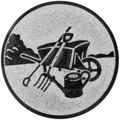 9100.321 Pokal-Emblem Gartenarbeit | 25 mm Ø