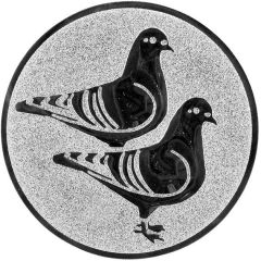 9100.332 Pokal-Emblem Tauben | 25 mm Ø