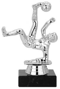 M34174 Fussball Pokal-Figur mit Marmorsockel | 14,3 cm
