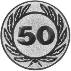 9100.386 Pokal-Emblem Zahl 50 | 25 mm Ø