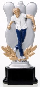 39195 Kegler Pokalfigur inkl. Gravur | 16,0 cm