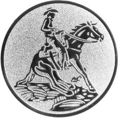 9100.391 Pokal-Emblem Westernreiten | 25 mm Ø
