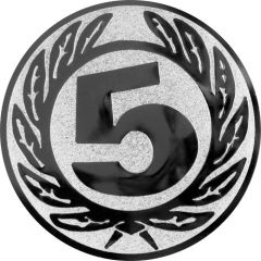 9100.393 Pokal-Emblem Zahl 5 | 25 mm Ø