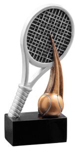 39791 Tennis Pokalfigur inkl. Beschriftung | 12,9 cm