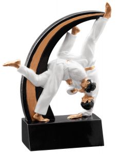39804 Judo Pokalfigur inkl. Beschriftung  | 12,2 cm