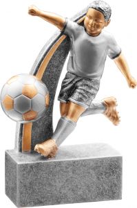 39820 Bambini Fussball Kunstharz-Pokal | 9,6 cm