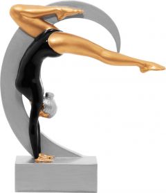 39834 Turnen - Damen Pokalfigur inkl. Beschriftung  | 12,8 cm