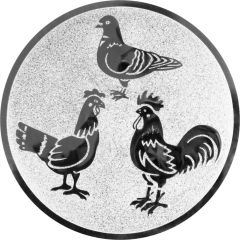9100.399 Pokal-Emblem Kleintierzucht Geflügel | 25 mm Ø