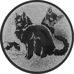 9100.403 Pokal-Emblem Katzen | 25 mm Ø