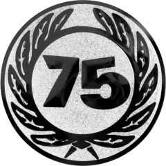 9100.409 Pokal-Emblem Zahl 75 | 25 mm Ø