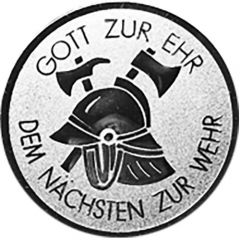 9100.431 Pokal-Emblem Feuerwehr | 25 mm Ø