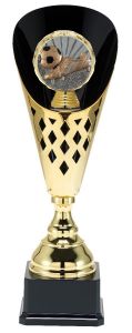 490.01.028 Fussball Metallpokal inkl. Beschriftung | 3 Größen