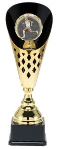 490.01.030 Läufer Metallpokal inkl. Beschriftung | 3 Größen