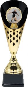 490.39867 Fussball Metallpokal inkl. Beschriftung | 3 Größen