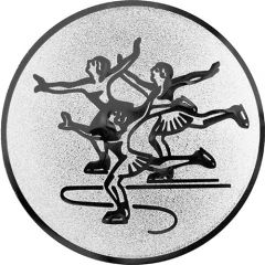 9100.539 Pokal-Emblem Eisläufer | 25 mm Ø