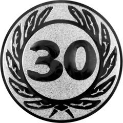 9100.545 Pokal-Emblem Zahl 30 | 25 mm Ø