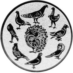 9200.556 Zuchttauben Emblem | 50 mm Ø